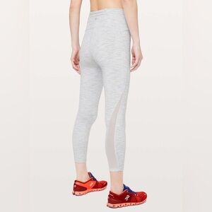 Lululemon Train Times 7/8 Pant Leggings 
Wee Are From Space Grey White
